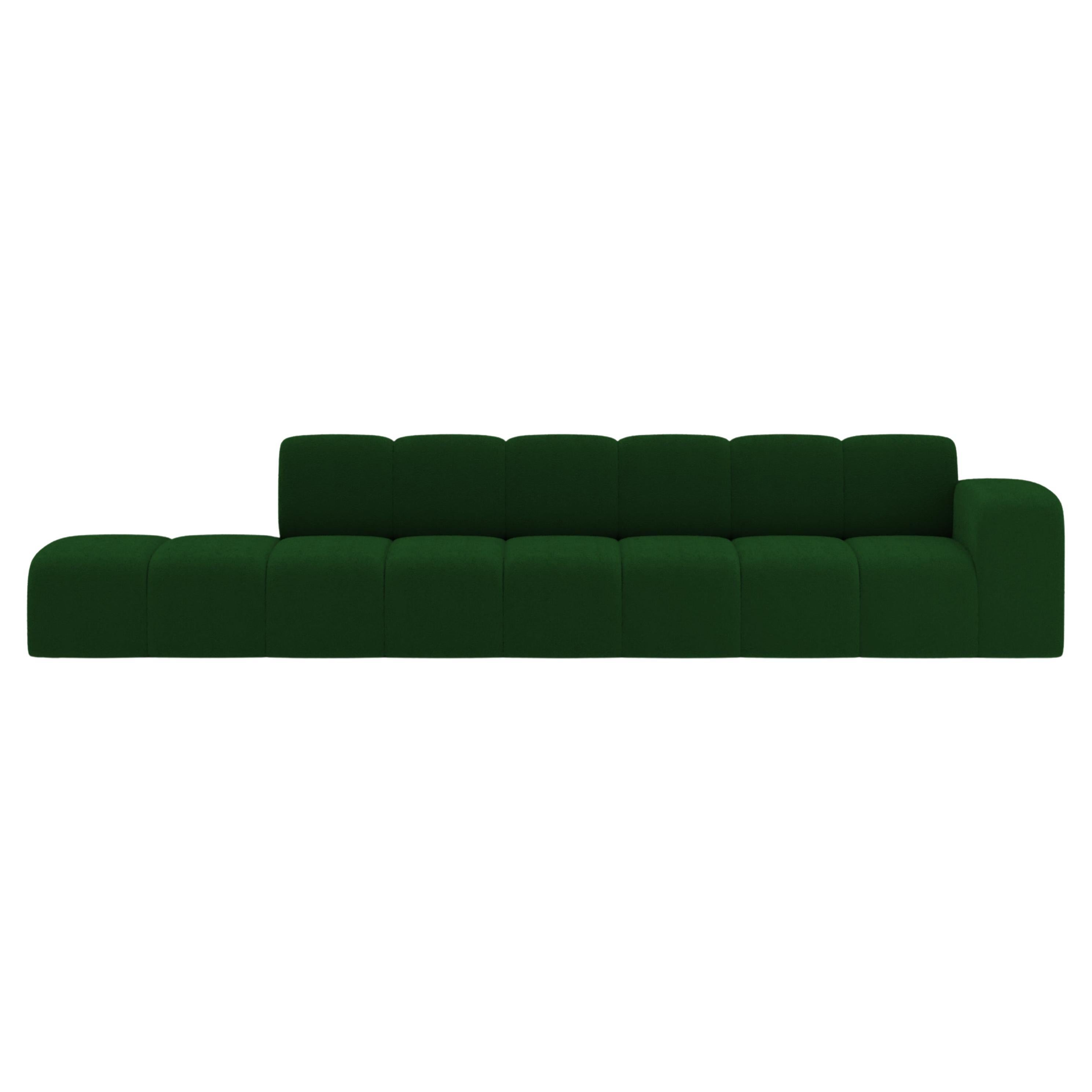 Collector Canapé Minhoca Design/One Tissu Boucle Vert