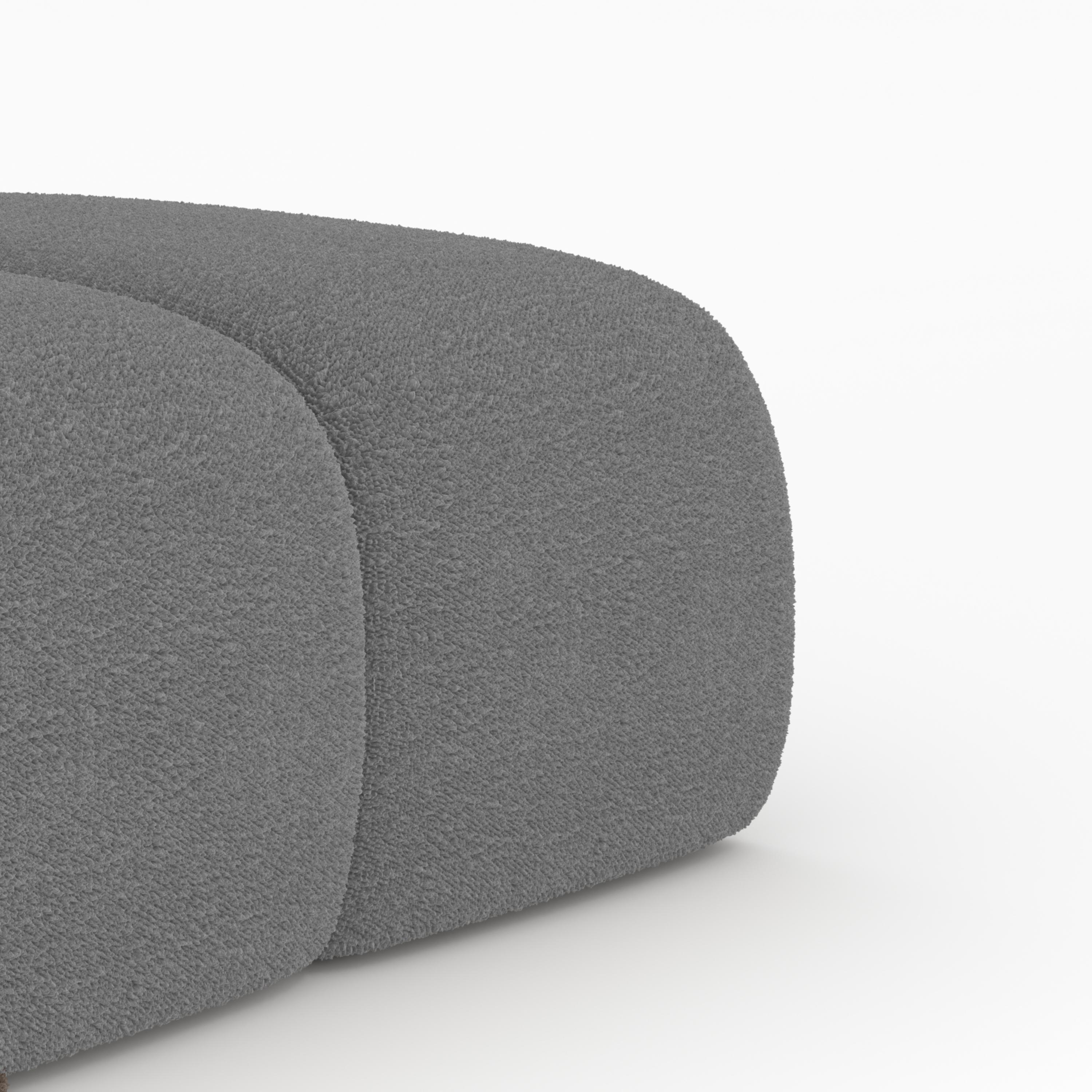 Collector Canapé Minhoca Design/One Tissu Boucle Gris Neuf - En vente à Castelo da Maia, PT