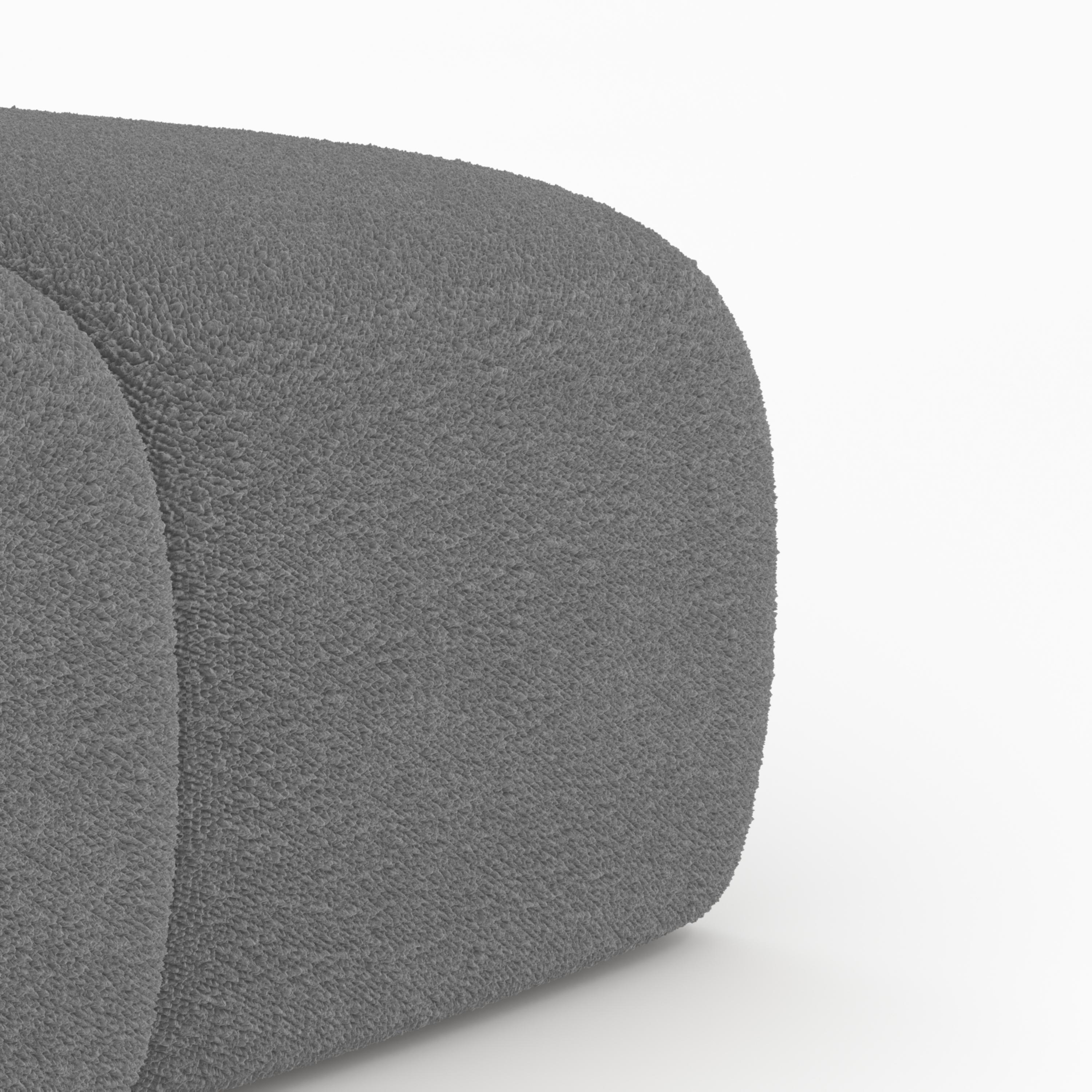 Collector Canapé Minhoca Design/One Tissu Boucle Gris Neuf - En vente à Castelo da Maia, PT