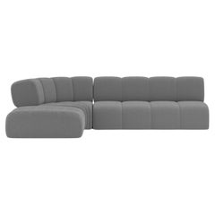 Collector Minhoca Sofa Designed by Gonçalo Campos Fabric Boucle Grey