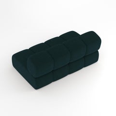 Collector Meander Sofa Designed by Gonçalo Campos Fabric Boucle Midnight Blue