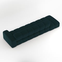 Collector Minhoca Sofa Designed by Gonçalo Campos Fabric Boucle Midnight Blue