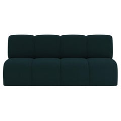 Collector Minhoca Sofa Designed by Gonçalo Campos Fabric Boucle Midnight Blue