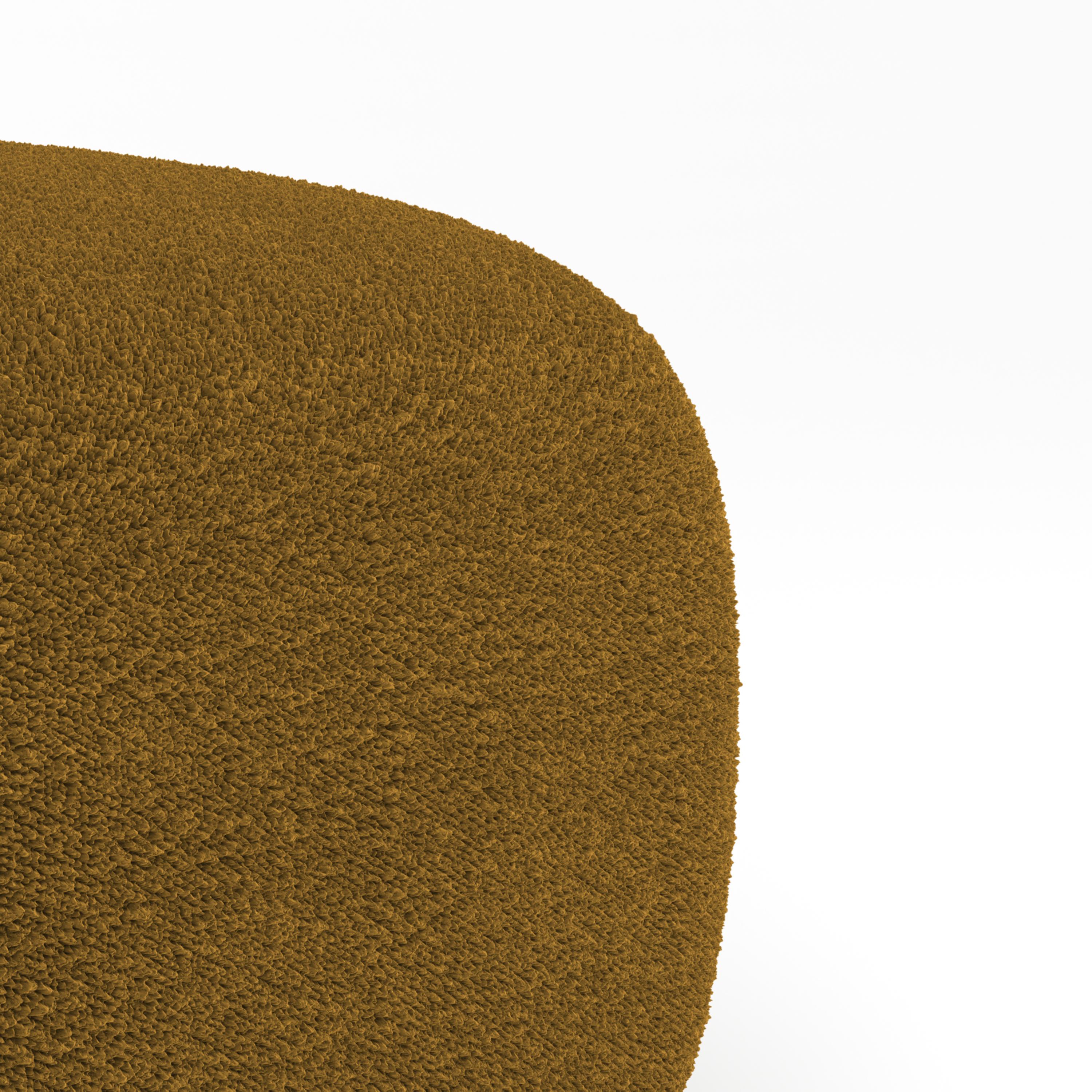 Collector Canapé Minhoca Design/One Tissu Boucle Mustard Neuf - En vente à Castelo da Maia, PT
