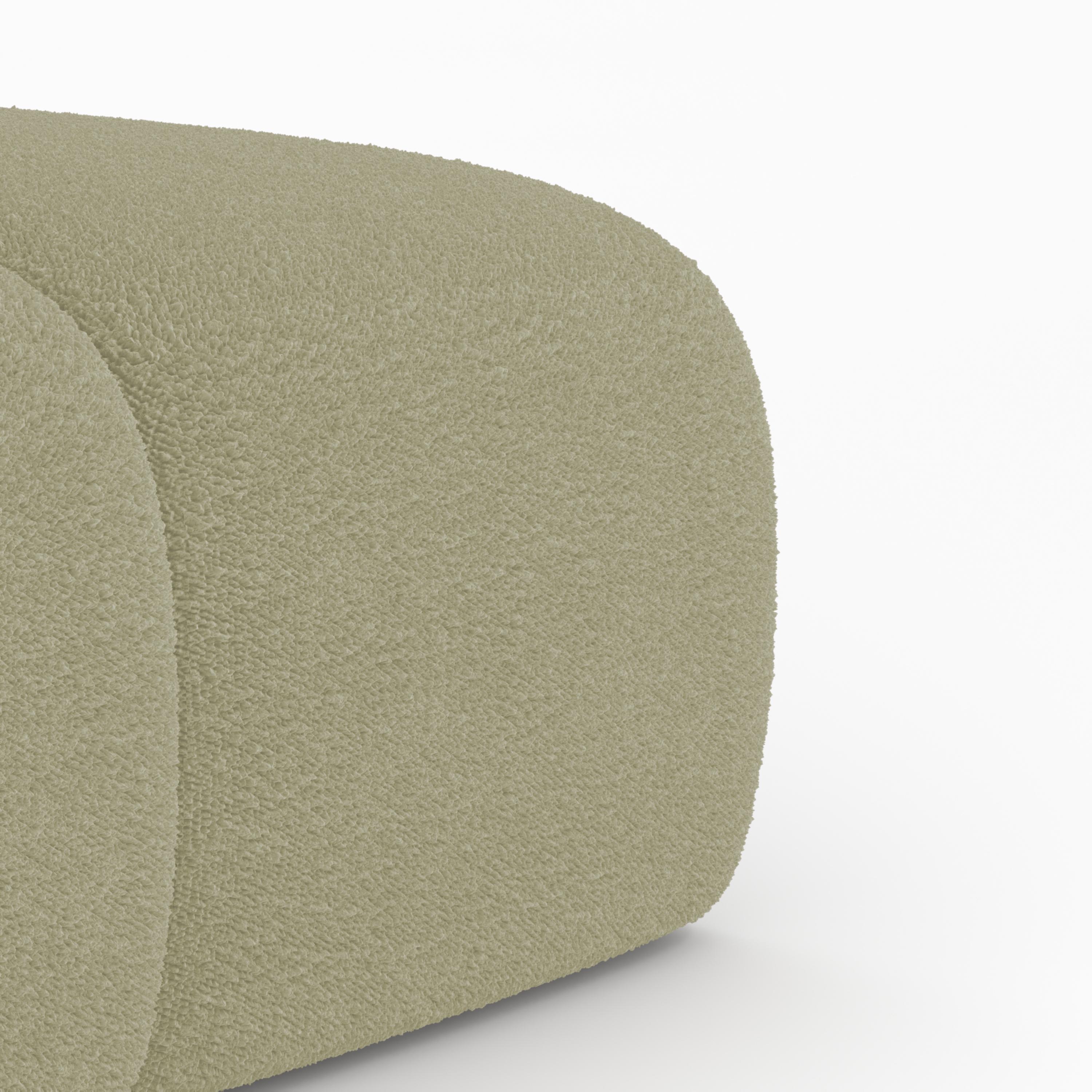 Collector Canapé Minhoca Design/One Tissu Boucle Ocean Beige Neuf - En vente à Castelo da Maia, PT