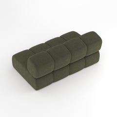 Collector Minhoca Sofa Designed by Gonçalo Campos Tessuto Boucle Olive