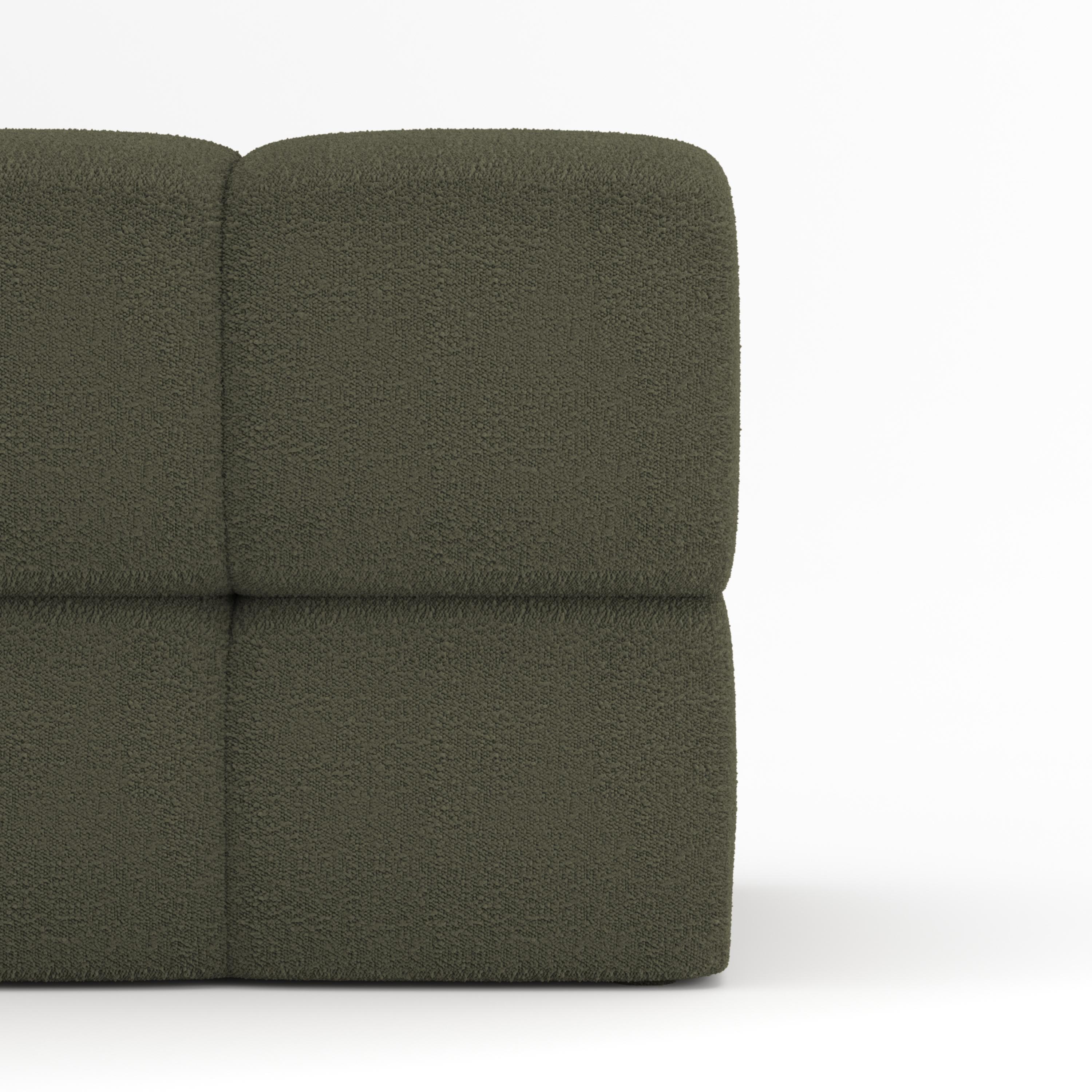 Collector Canapé Minhoca Am designs by Gonçalo Campos Fabric Boucle Olive Neuf - En vente à Castelo da Maia, PT