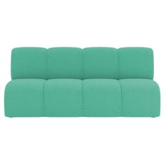 Collector Minhoca Sofa Designed by Gonçalo Campos Fabric Boucle Teal