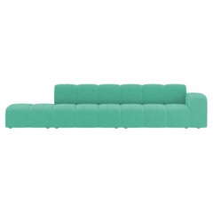 Collector Minhoca Sofa Designed by Gonçalo Campos Fabric Boucle Teal