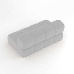 Collector Meander Sofa Designed by Gonçalo Campos Tessuto Boucle White