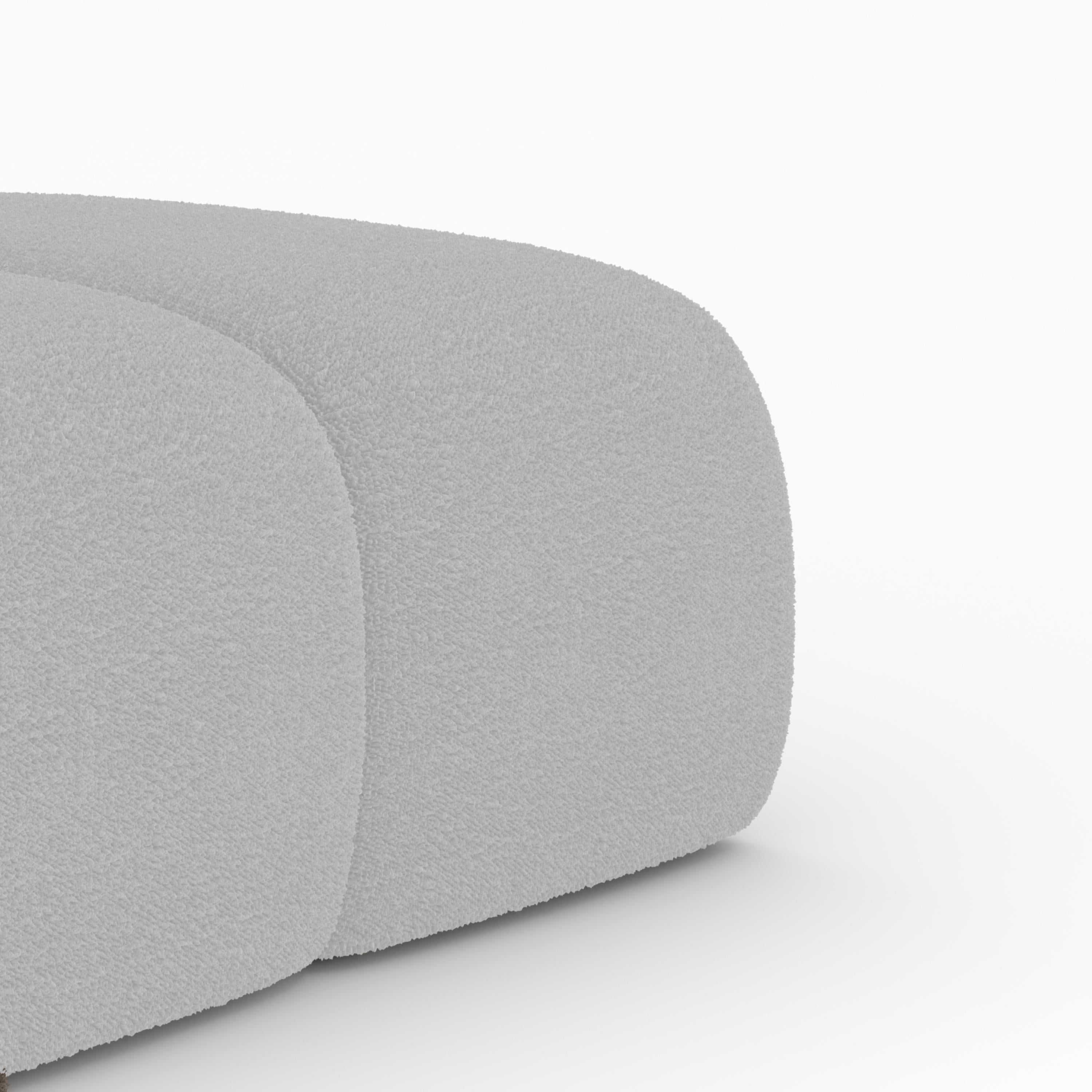 Collector Canapé Minhoca Design/One Tissu Boucle Blanc Neuf - En vente à Castelo da Maia, PT