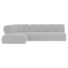 Collector Minhoca Sofa Designed by Gonçalo Campos Fabric Boucle White