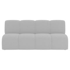 Collector Minhoca Sofa Designed by Gonçalo Campos Fabric Boucle White