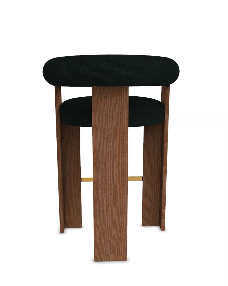 Sedia da bar moderna a cassetta Collector rivestita in tessuto Midnight di Alter Ego In condizioni Nuovo in vendita a Castelo da Maia, PT