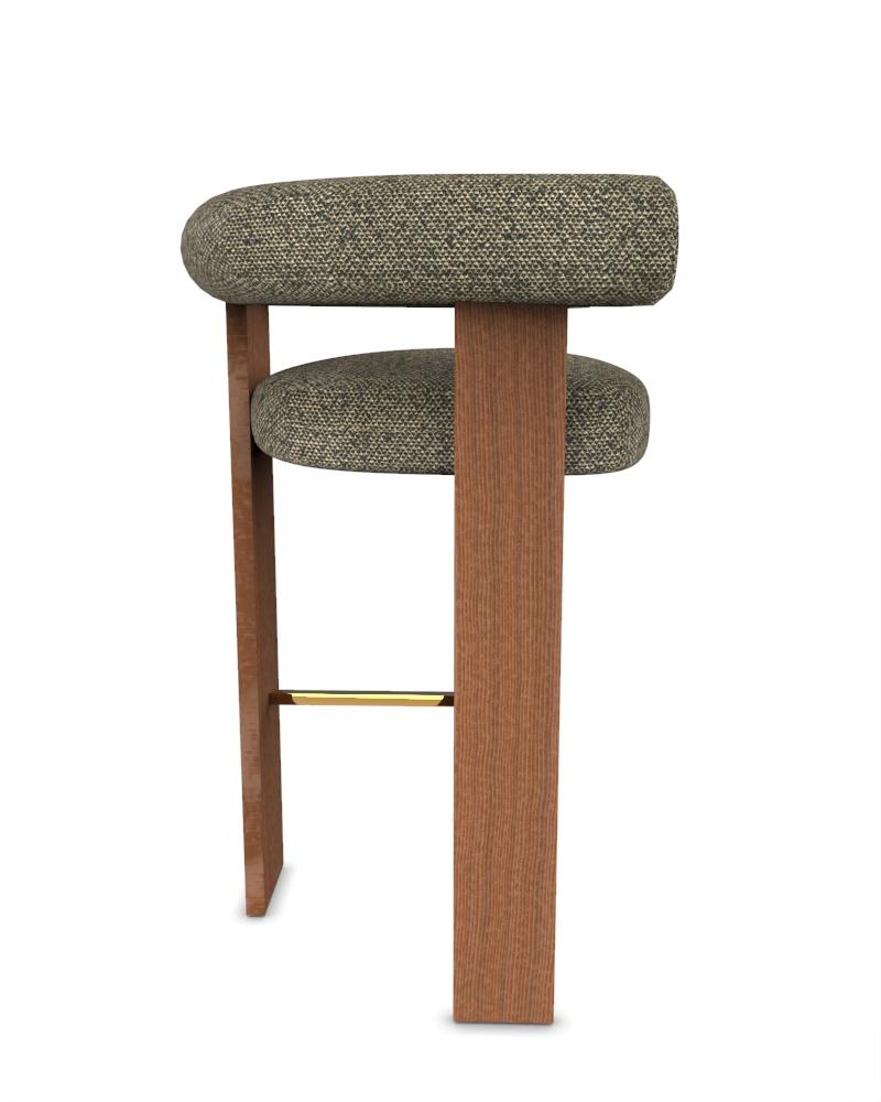 Silla de bar Cassette Collector Modern tapizada en tela Safire 01 y roble ahumado by Alter Ego


An 45 cm  17,7