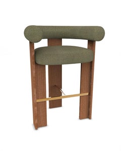 Collector Modern Cassette Bar Chair Upholstered in Safire 05 Fabric by Alter Ego