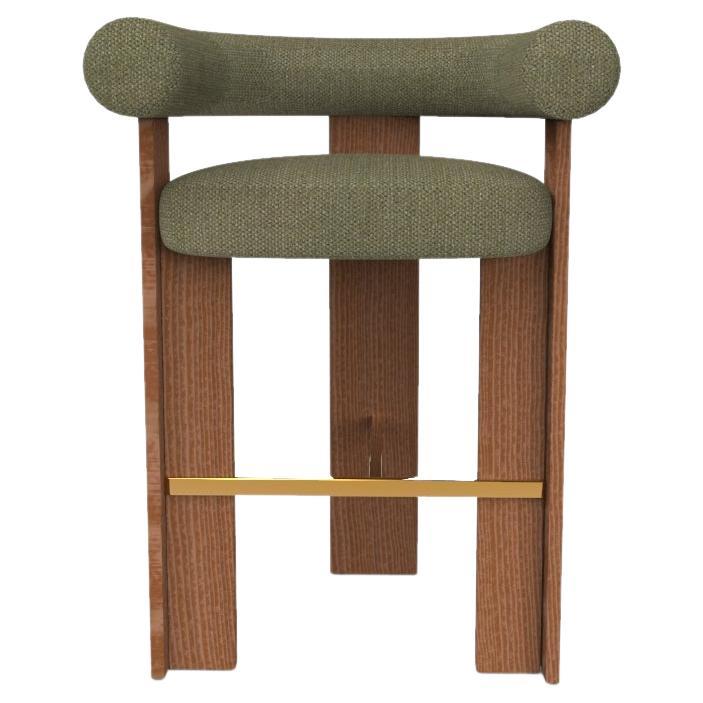 Silla de bar Cassette Collector Modern tapizada en tela Safire 05 by Alter Ego