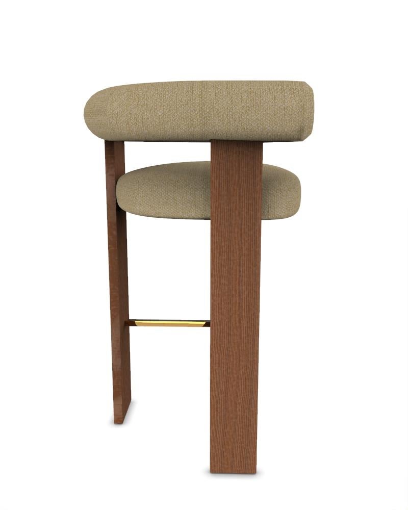 Silla de bar Cassette Collector Modern tapizada en tela Safire 15 y roble ahumado by Alter Ego


An 45 cm  17,7