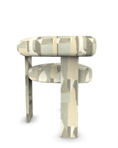 Collector Modern Cassette Chair Fully Upholstered in Alabaster by Alter Ego