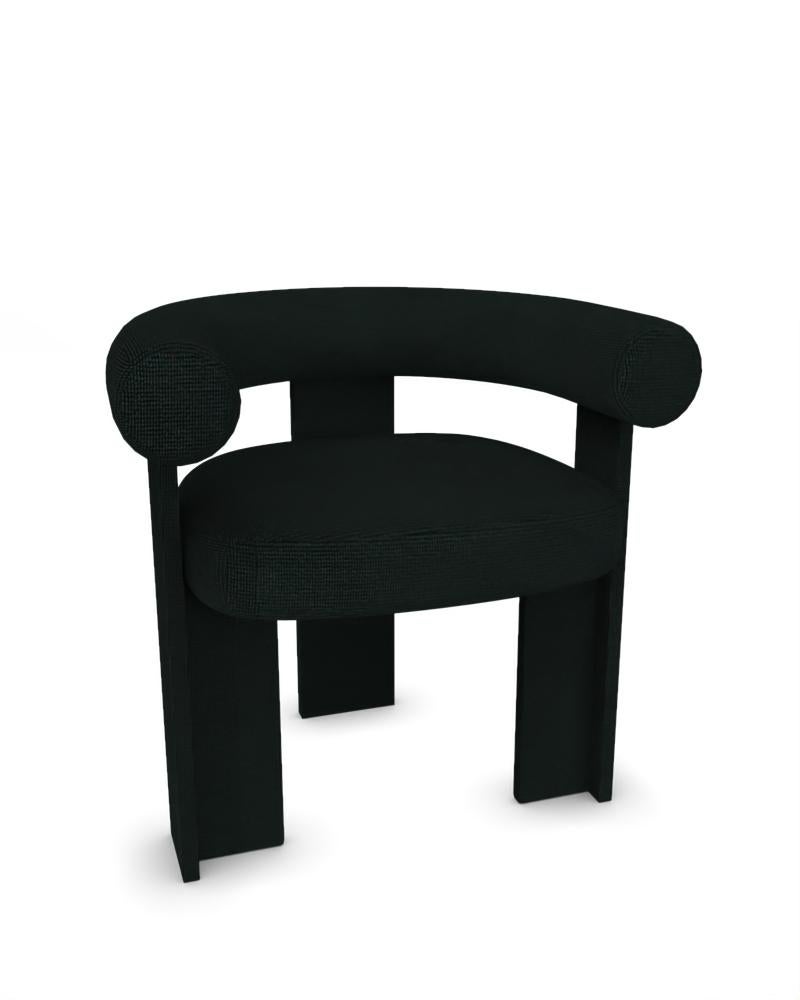 Portuguese Collector Modern Cassette Chair Fully Upholstered in Midnight by Alter Ego For Sale