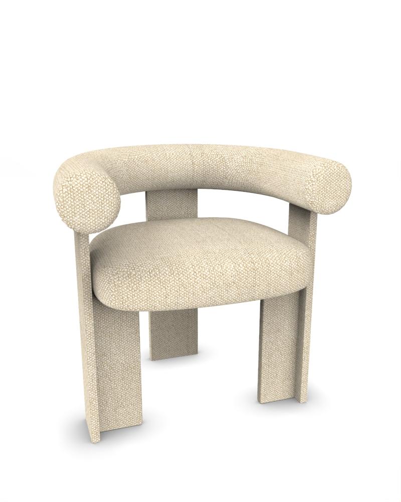 Sedia a cassetta moderna Collector completamente rivestita in Safire 0014 di Alter Ego

L 70 cm 27