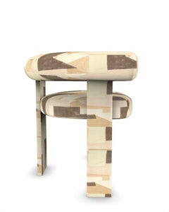 Collector Modern Cassette Chair Fully Upholstered in Silt Fabric by Alter Ego