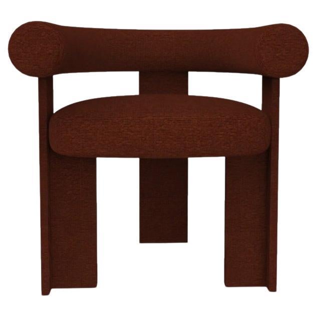 Collector Modern Cassette Chair Vollständig gepolstert in Wood Fabric von Alter Ego im Angebot