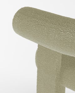 Collector Modern Cassette Chair in Bouclé Beige by Alter Ego