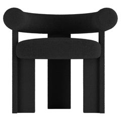 Silla Cassette Moderna Collector en Bouclé Negro by Alter Ego
