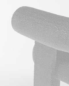 Collector Modern Cassette Chair in Bouclé White by Alter Ego