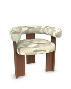 Collector Modern Cassette Chair Upholstered in Alabaster Fabric by Alter Ego