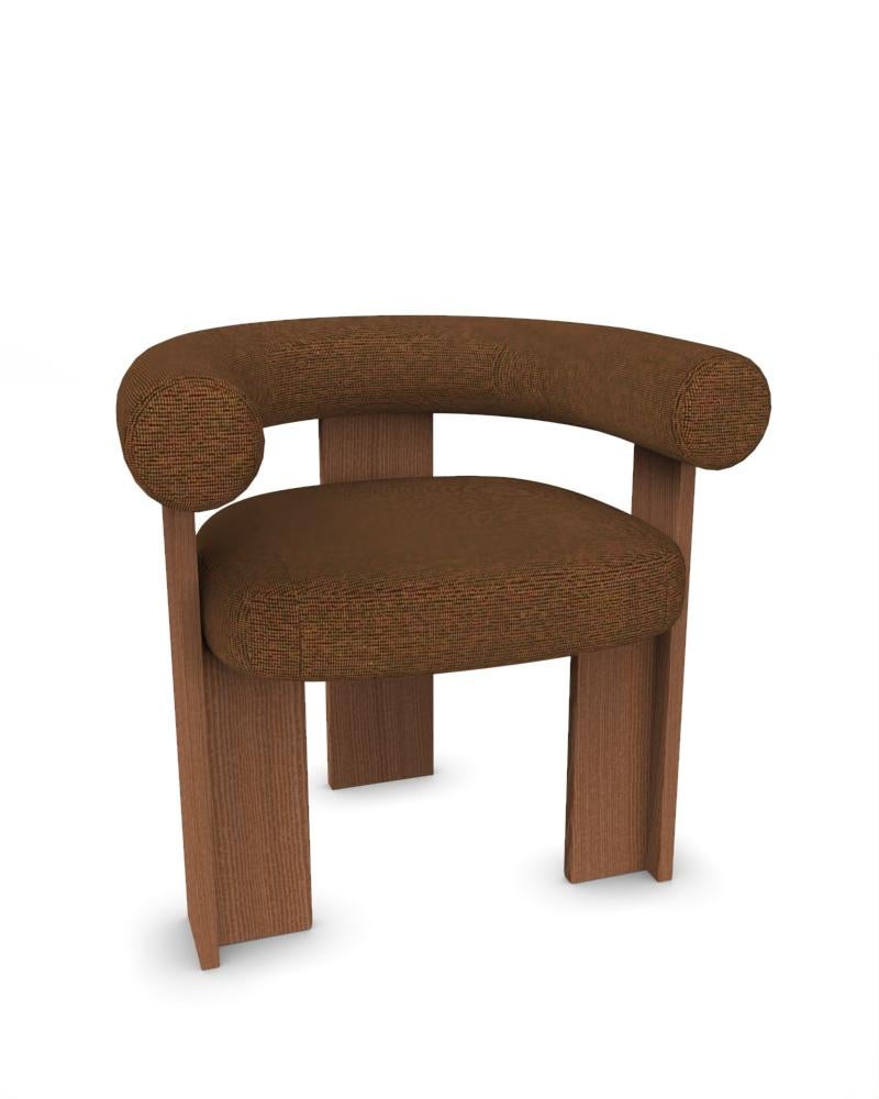 Collector Modern Cassette Chair, gepolstert in Chocolate von Alter Ego (Portugiesisch) im Angebot
