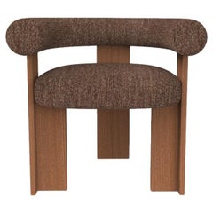 Collector Modern Cassette Chair, gepolstert in Tricot Brown von Alter Ego