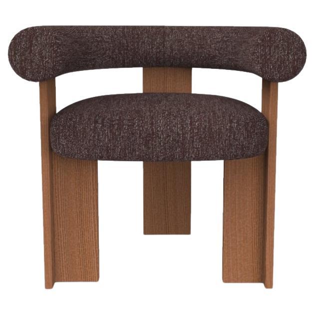 The Moderns Modern Cassette Chair Upholstered in Tricot Dark Brown by Alter Ego