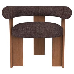 The Moderns Modern Cassette Chair Upholstered in Tricot Dark Brown by Alter Ego
