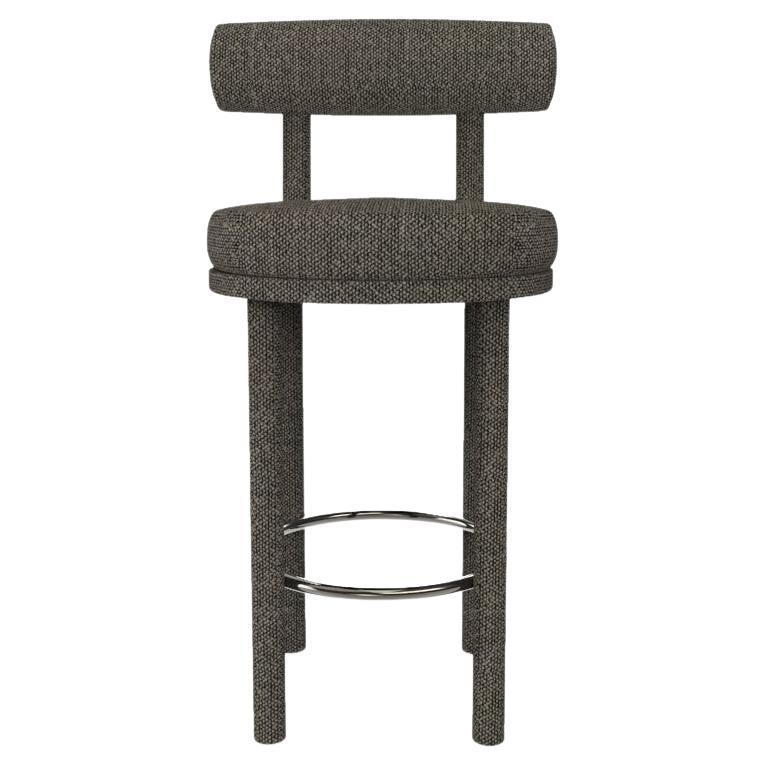 Collector Modern Moca Bar Chair Fully Upholstered Safire 03 Fabric by Studio Rig
