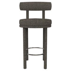 Collector Modern Moca Bar Chair Fully Upholstered Safire 03 Fabric by Studio Rig