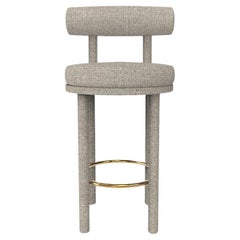 Collector Modern Moca Bar Chair Fully Upholstered Safire 04 Fabric by Studio Rig