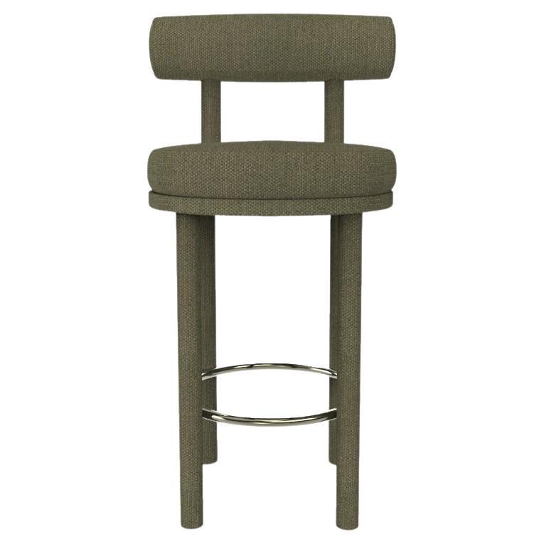 Collector Modern Moca Bar Chair Fully Upholstered Safire 05 Fabric by Studio Rig