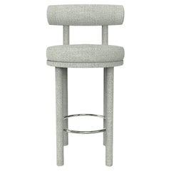 Collector Modern Moca Bar Chair Fully Upholstered Safire 06 Fabric by Studio Rig