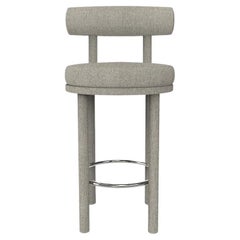 Collector Modern Moca Bar Chair Fully Upholstered Safire 08 Fabric by Studio Rig