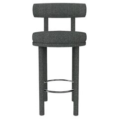 Collector Modern Moca Bar Chair Fully Upholstered Safire 09 Fabric by Studio Rig