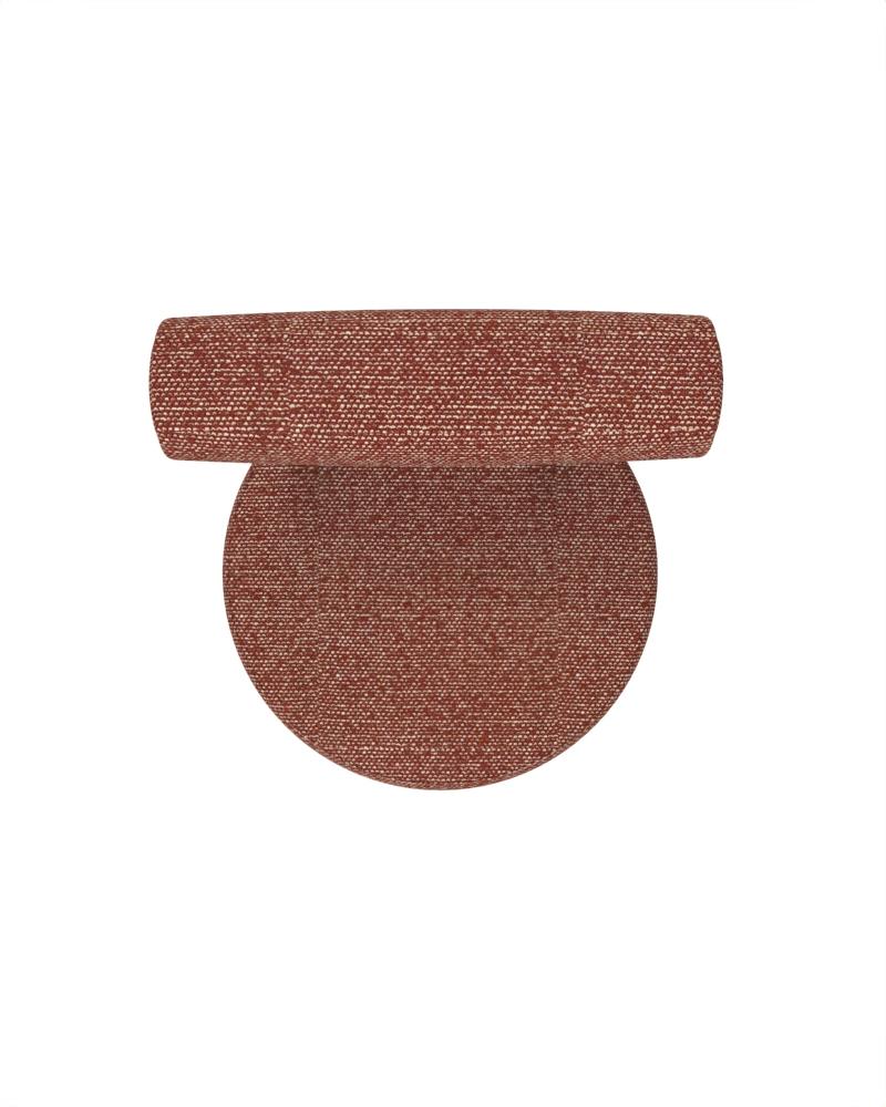 Contemporary Collector Modern Moca Bar Fully Upholstered in Safire Red Fabric by Studio Rig For Sale