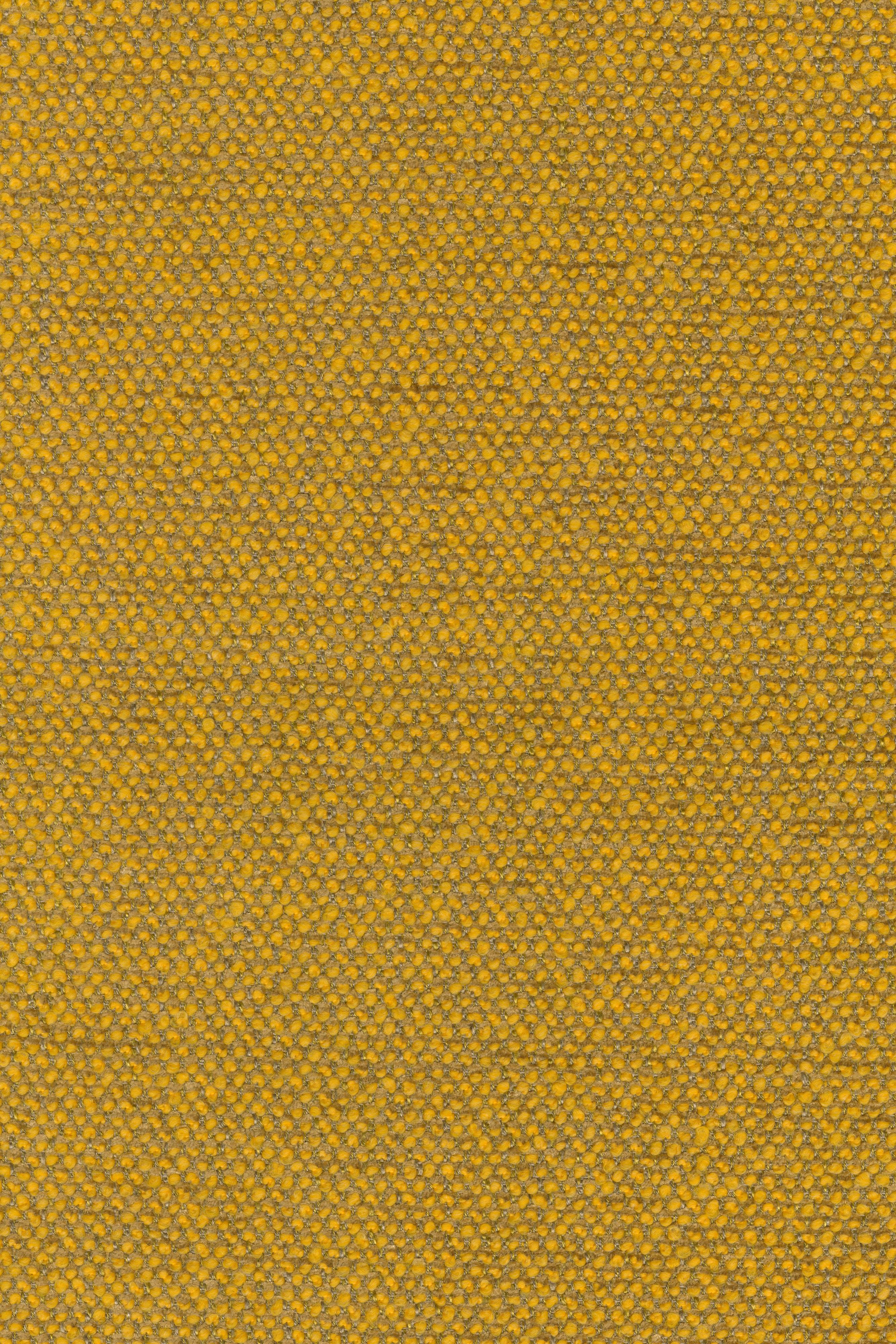 Collector Modern Moca Bar Vollständig gepolstert Safire Yellow Fabric by Studio Rig (Metall) im Angebot