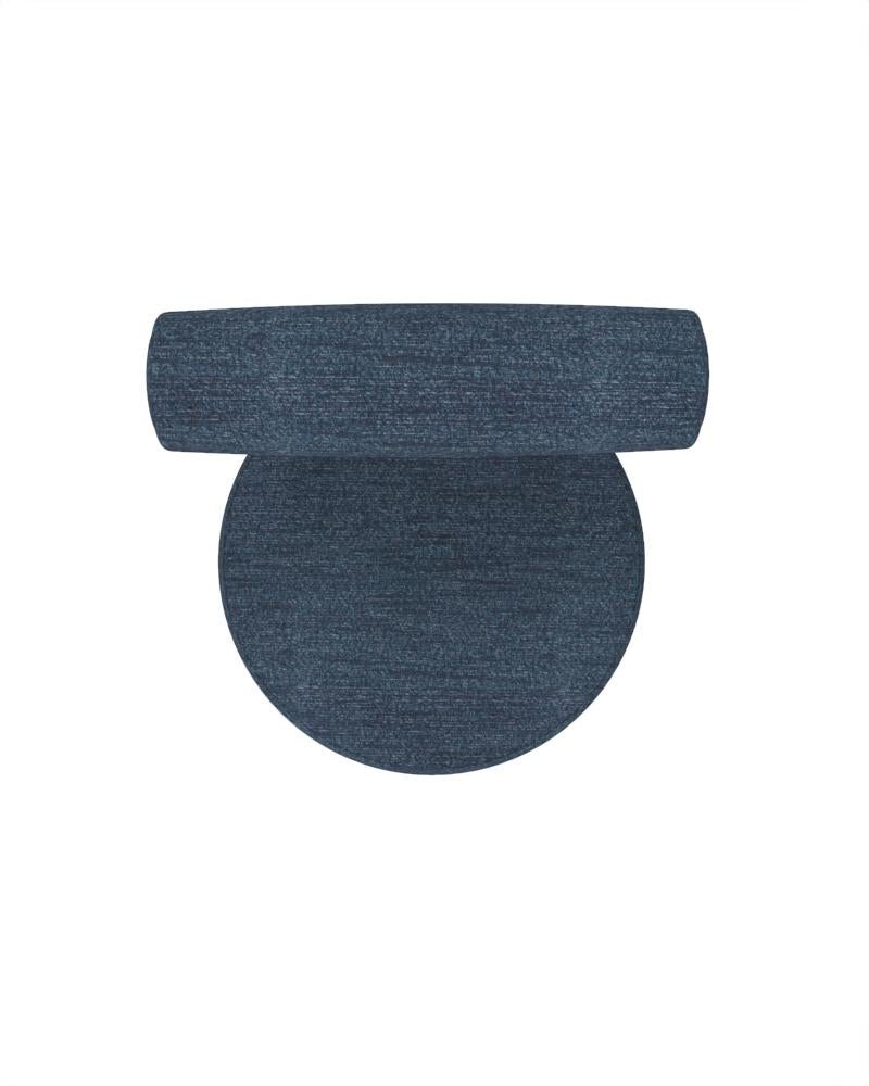 XXI secolo e contemporaneo Sedia da bar Moca Moderna da collezione in tessuto Tricot e Oak di Studio A in vendita