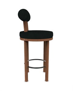 Collector Modern Moca Bar Chair Upholstered in Midnight Fabric by Studio Rig