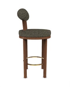 Chaise de bar The Moderns MODERN tapissée de tissu Safire 1 par Studio Rig