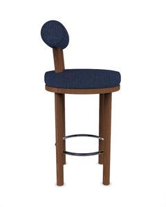 Collector Modern Moca Bar Upholstered in Safire 11 Fabric and Oak by Studio Rig