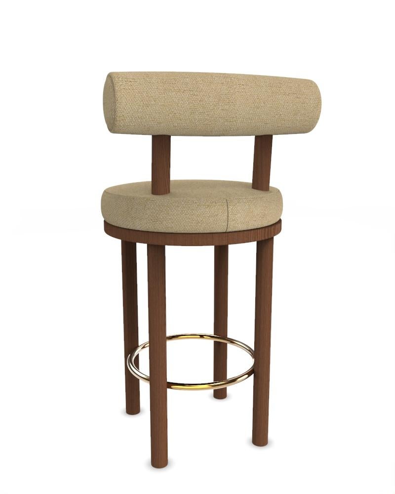 Collector Modernity Bar Moca en tissu Safire 15 et Oak par Studio Rig Neuf - En vente à Castelo da Maia, PT