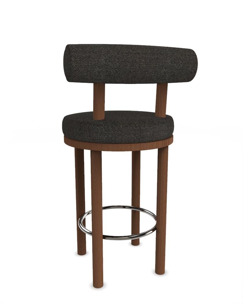 Collector Modern Moca Bar Chair, gepolstert mit Safire 2-Stoff von Studio Rig im Zustand „Neu“ im Angebot in Castelo da Maia, PT